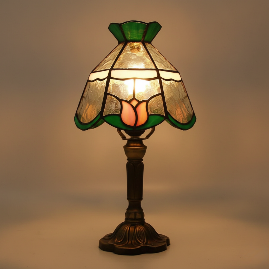TULISSE | HANDGJORD TIFFANY-LAMPA I GLAS
