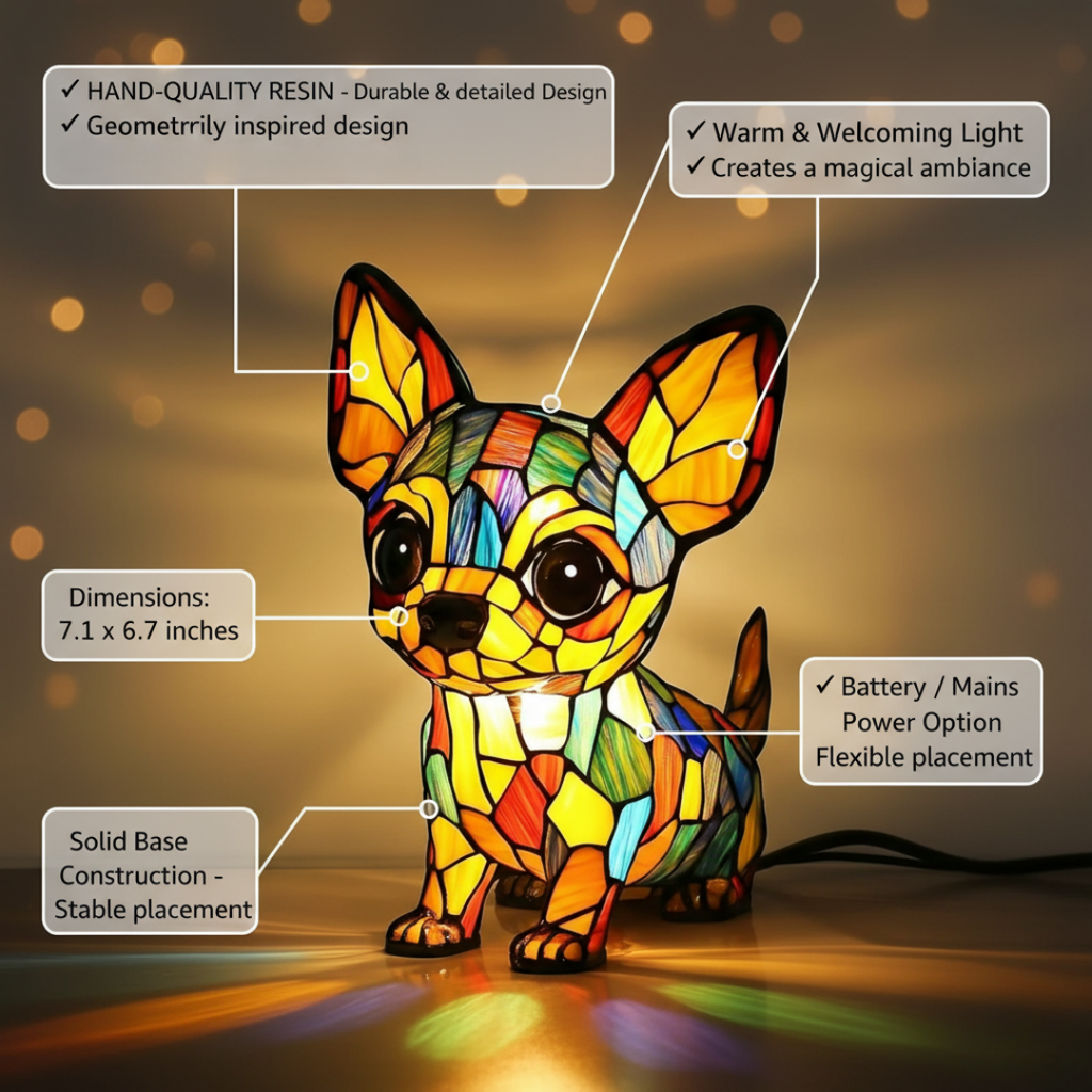 Charming Chihuahua Pendant Lamp