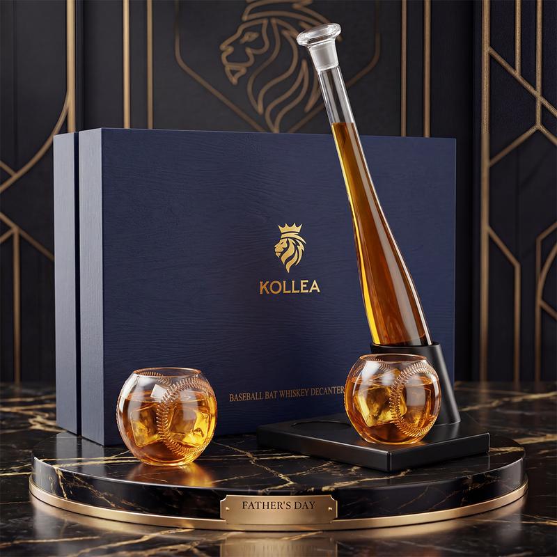 Kollea Baseball Dekan­ter with 2 Glasses