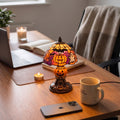 TIFFANY HAUNTED PUMPKIN LAMP