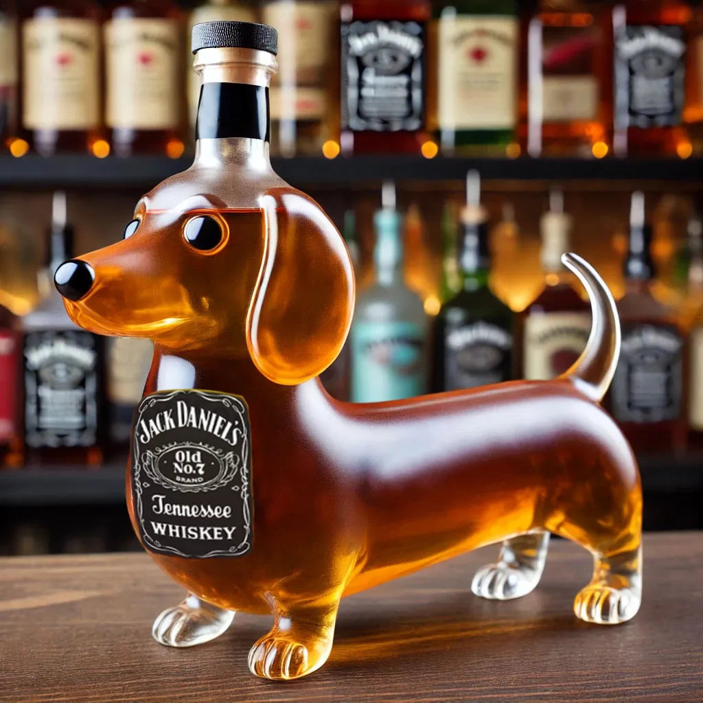 Dachshund Whisky Dekan­ter