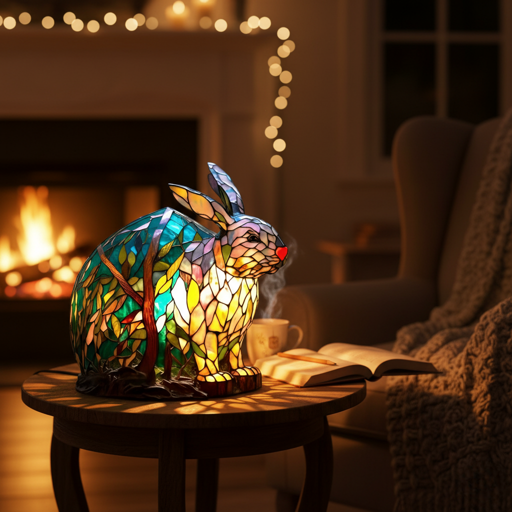 Noppie – Livfull kaninnattlampa
