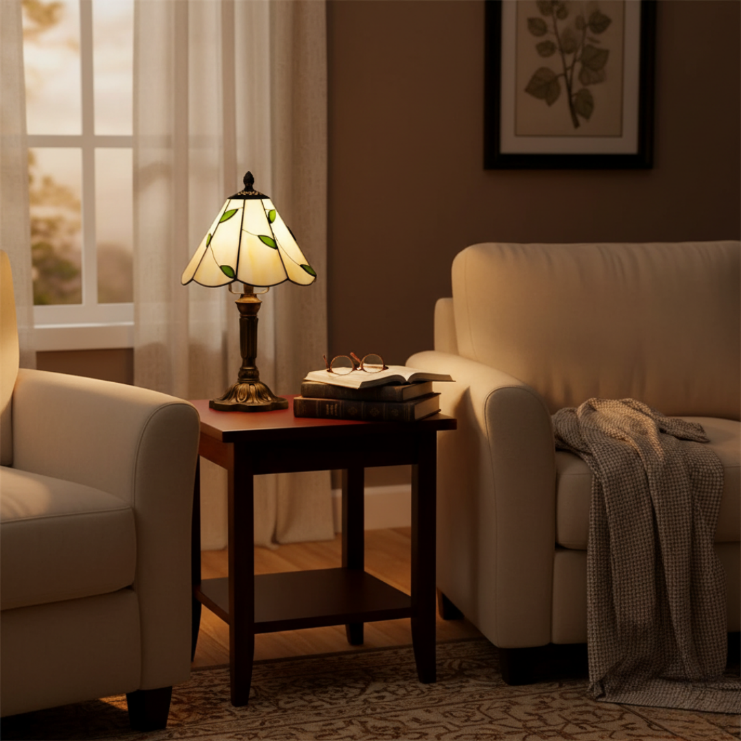 LEAFORA | RETRO TIFFANY-LAMPA I BLADFORM