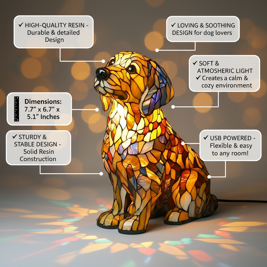 Lily – Andlig Golden Retriever-figur