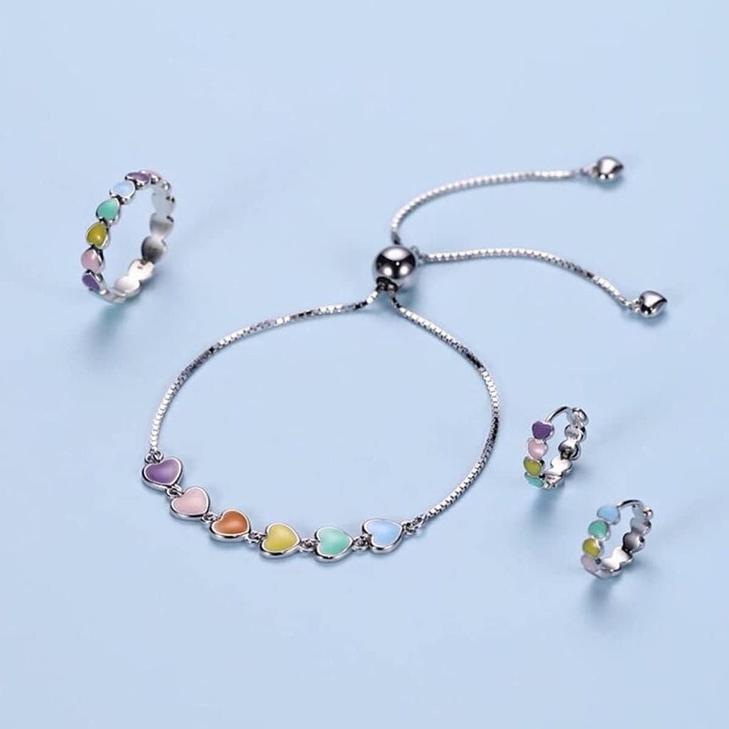 Justerbart armband i sterlingsilver med hundtassar