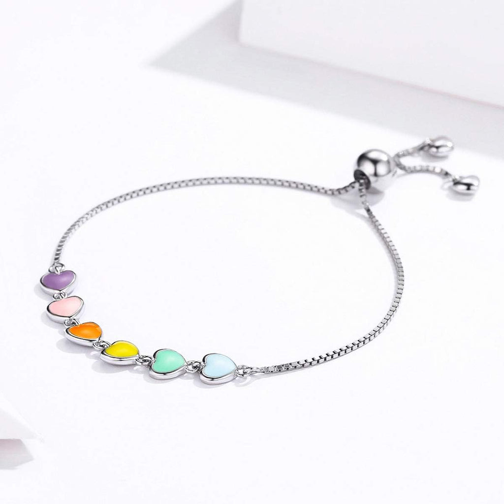 Justerbart armband i sterlingsilver med hundtassar