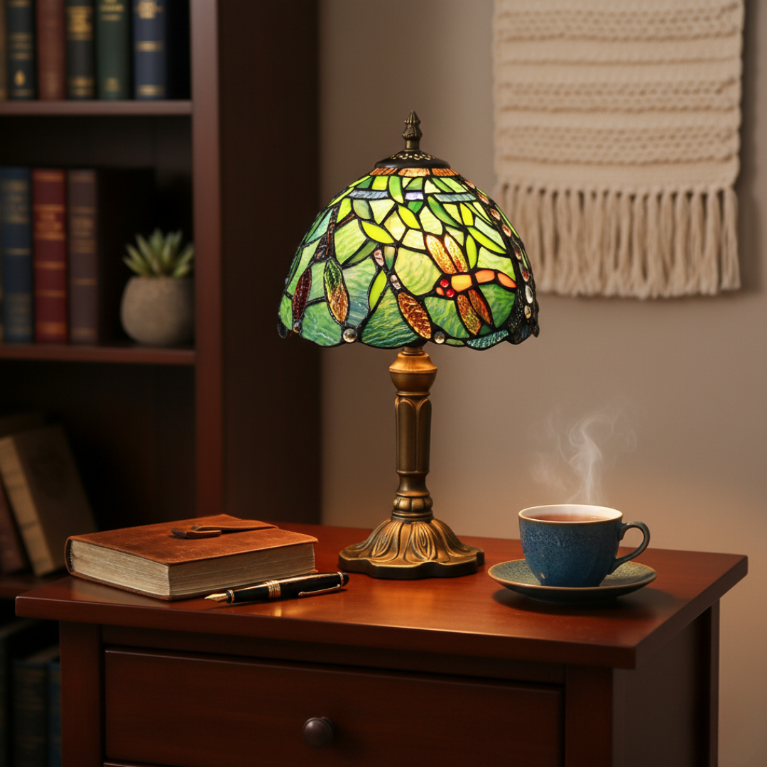 TIFFELLE | ELEGANT TIFFANY-LAMPA I TROLLSLÄNDEFORM