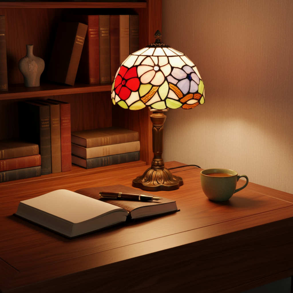 ROSAVIA | FÄRGRIK TIFFANY-LAMPA