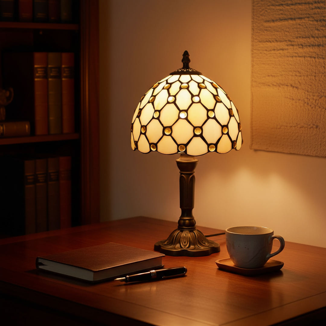 IVORYA | LYXIG BAROCK BORDSLAMPA