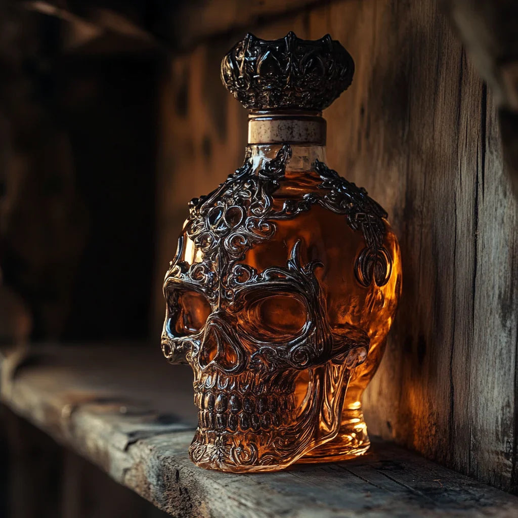 Skull Whisky Flaska