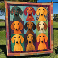 Adorable Dachshund Blanket