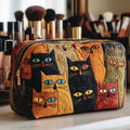 Adorable Kitty Quiltad sminkväska