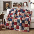 Americana Patchwork Blanket