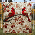 Autumn Cardinal Blanket
