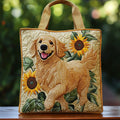 Luxurious Padded Gold Handbag