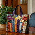 Bok Lovers' Quiltad tygkasse