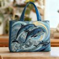 Artisan Dolphin Tygkasse Inspired by the Ocean