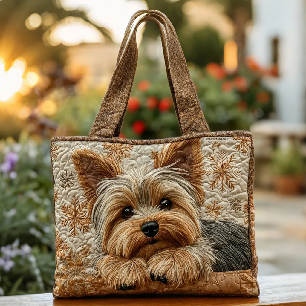 Exquisite Handgjord Yorkie Tote