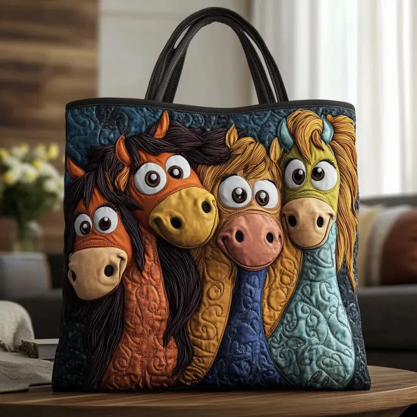 Lekfull Handgjord Pony Tygkasse