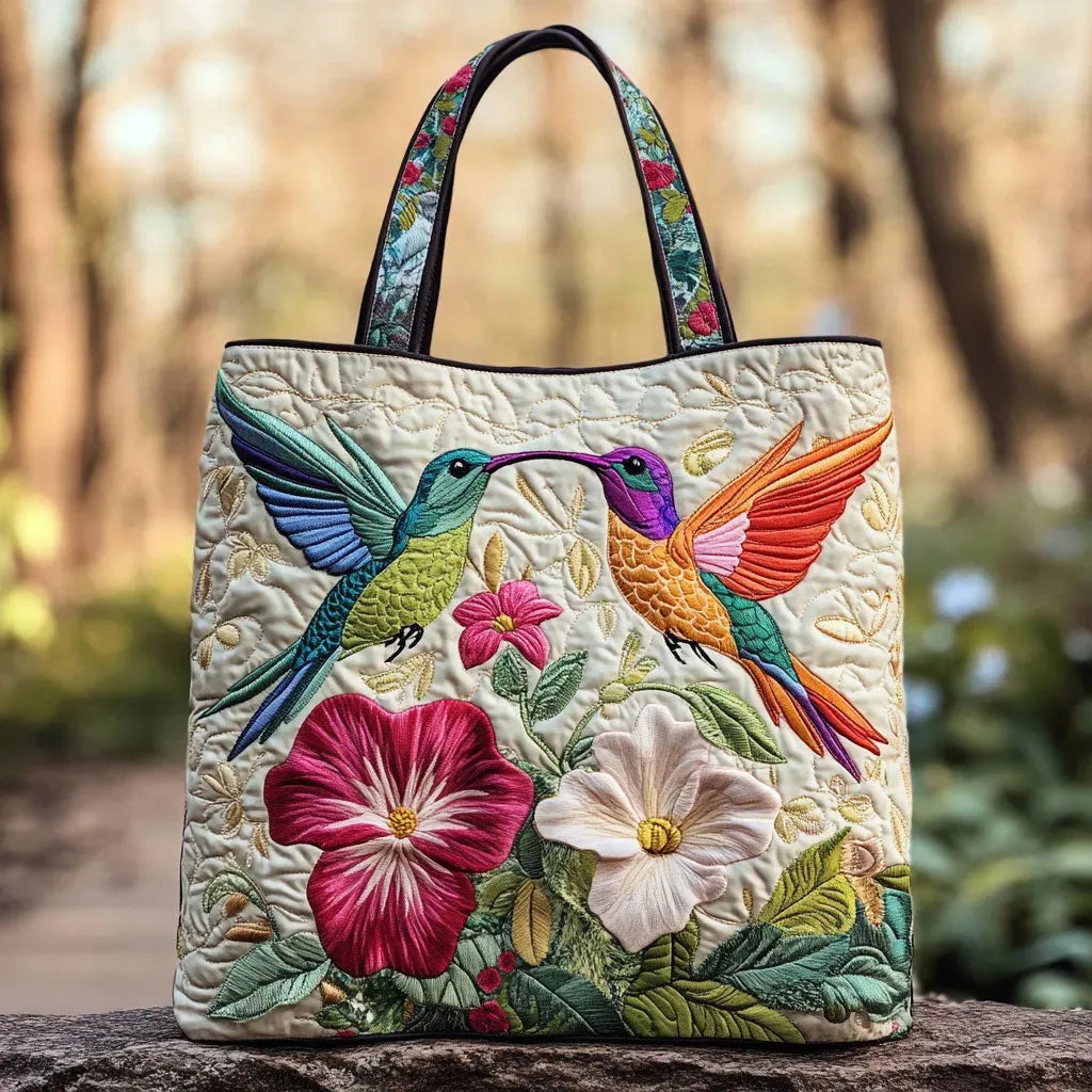Quilted Hummingbird Tygkasse