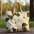 Chic Blommig Quiltad tygkasse