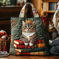 Bookish Feline Tygkasse