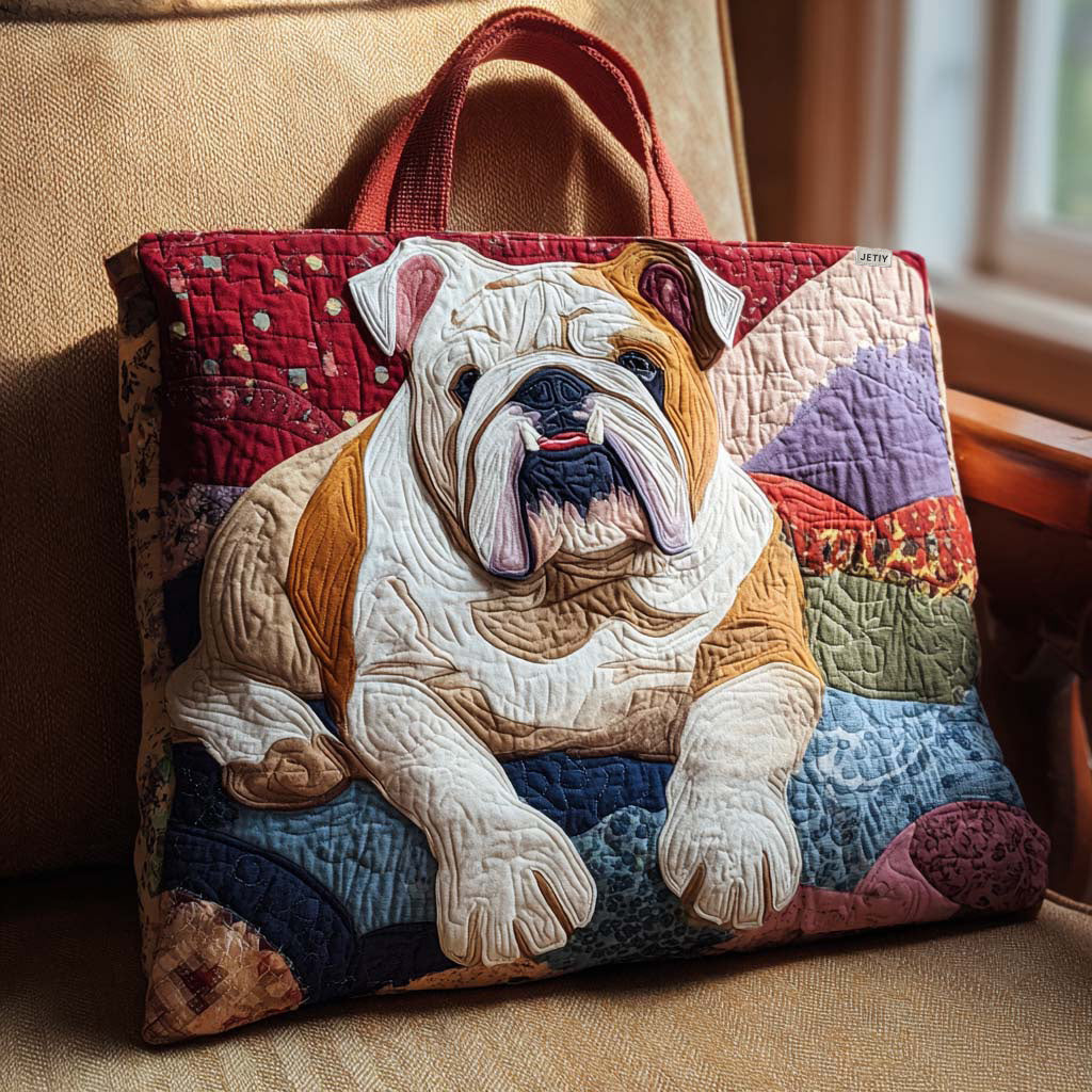 Bulldog Cuddle Tygkasse