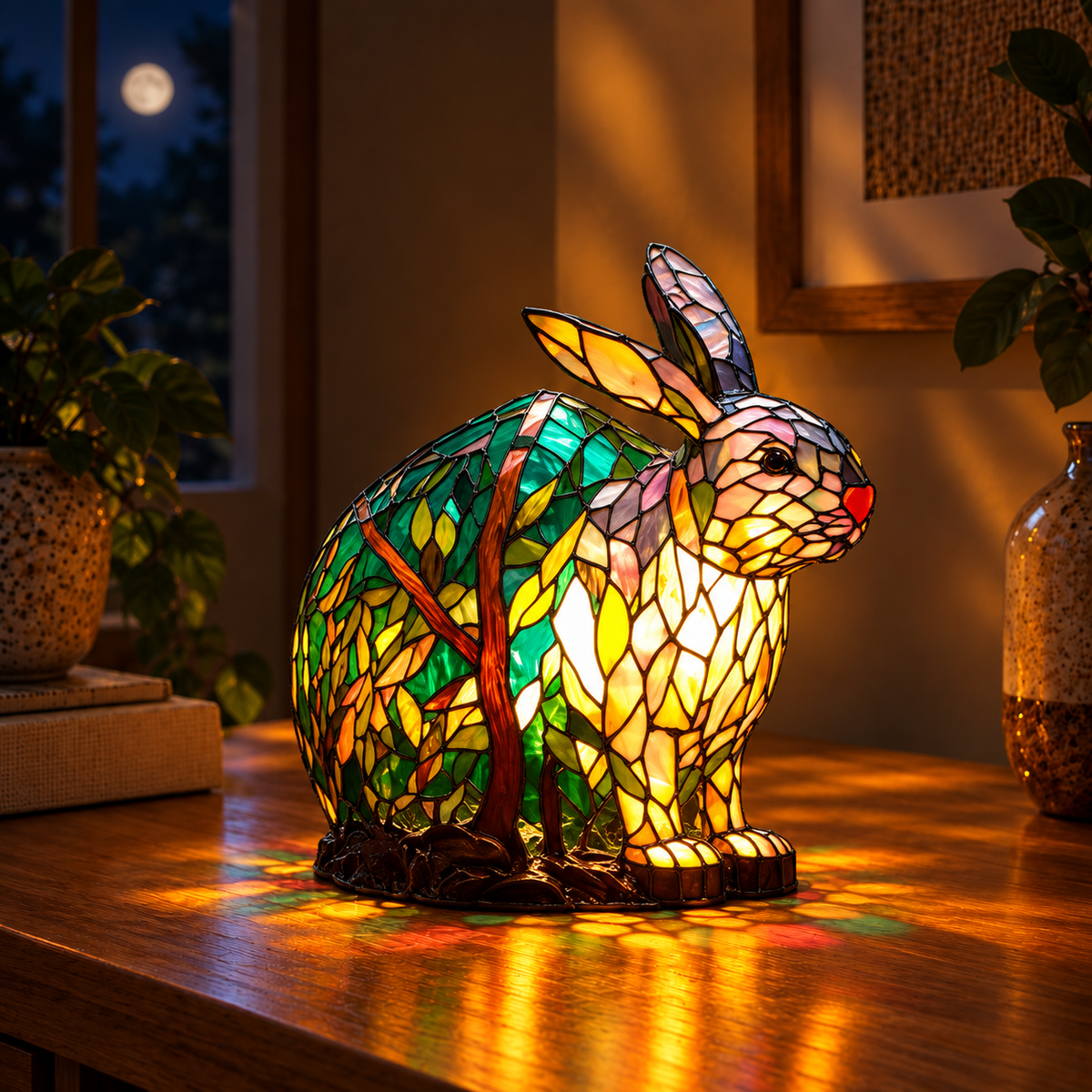 Noppie – Livfull kaninnattlampa