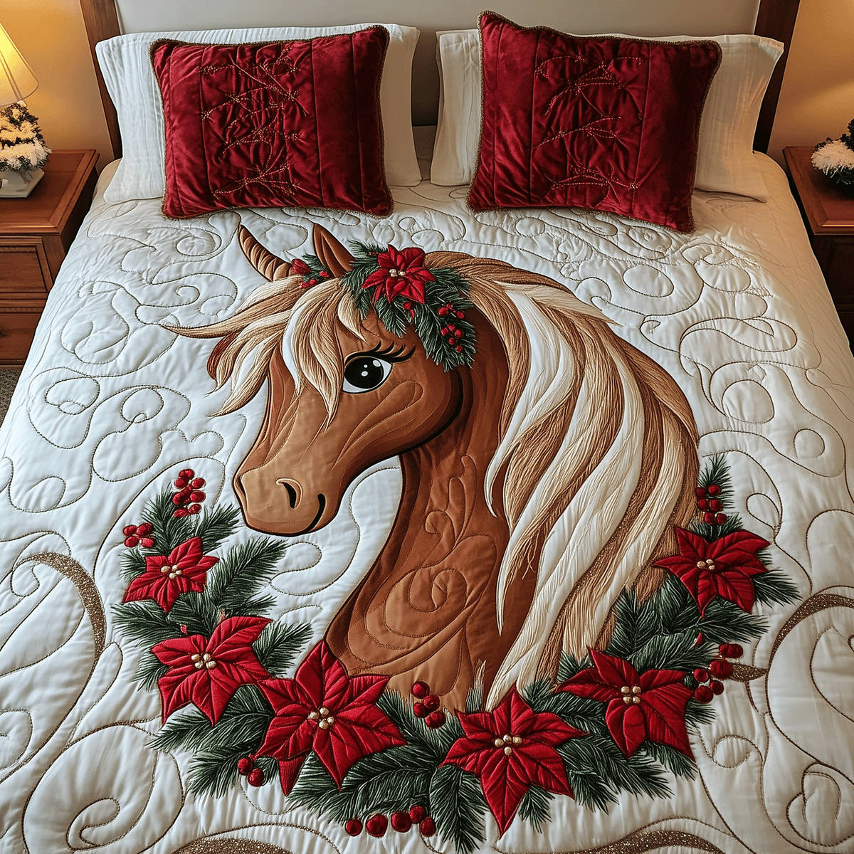 Christmas Spirit Pony 3-Piece Bedding Set