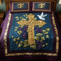 Dove Cross 3-Piece Bedding Set