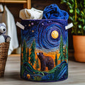 Dreamy Bear Sky – quiltad tvättkorg