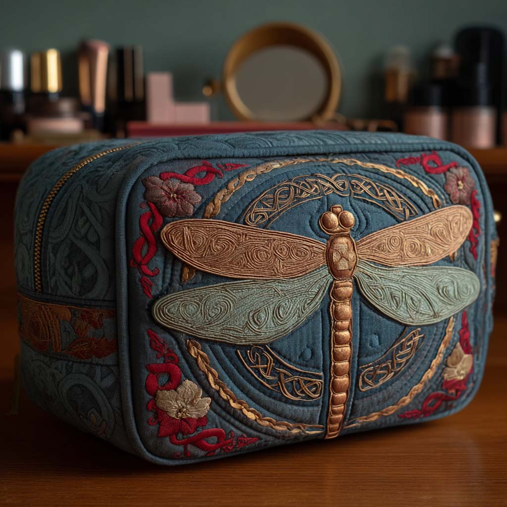 Trädgård Whisper Quiltad sminkväska