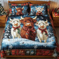 Highland Cow Serenity 3-Piece Bedding Set