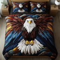Majestic Soar – quiltat sängöverkast, 3 delar