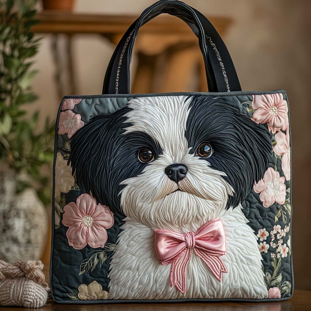 Rosa Bow Tygkasse