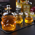 Whisky Flaska and Glasses Set
