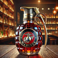 Grenade Whisky Flaska (Claw Base)