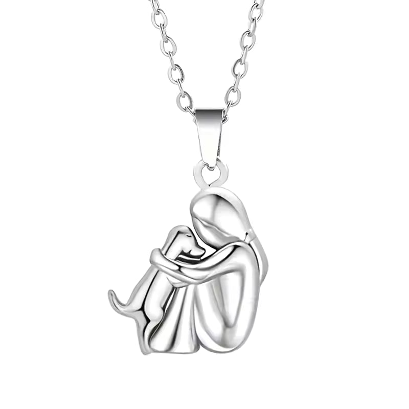 Susan Jewellery | Halsband med hund i famnen
