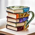 Handmade Creative Aurora 3D Book-Shaped Mug
