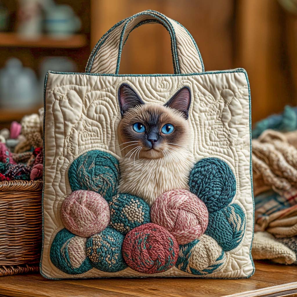 Serene Stitches Tygkasse
