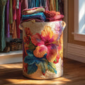 Tropical Bloom Laundry Basket