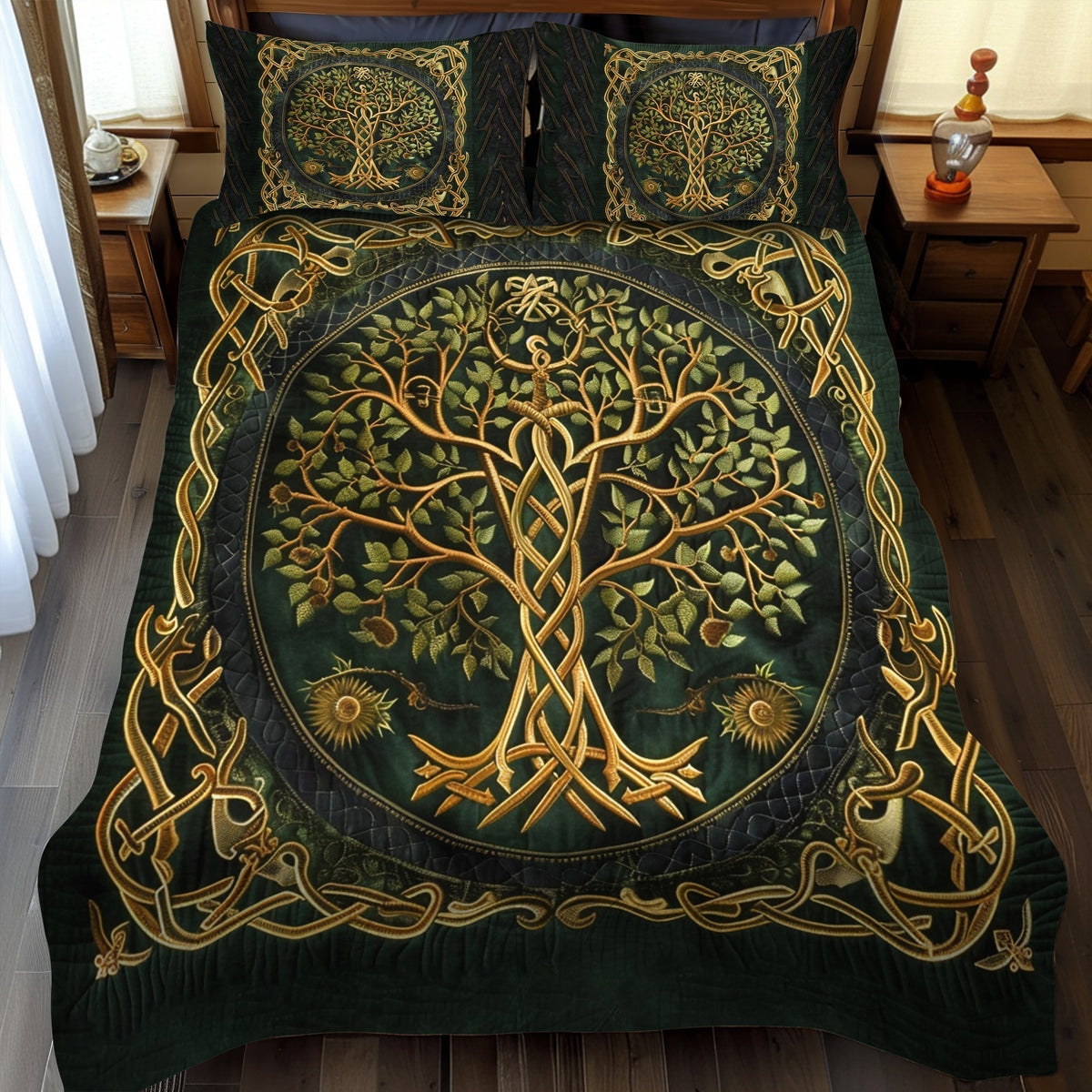 Celtic Heritage Tree of Life 3-Piece Bedding Set