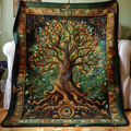 Artisan Celtic Knot Tree of Life Blanket