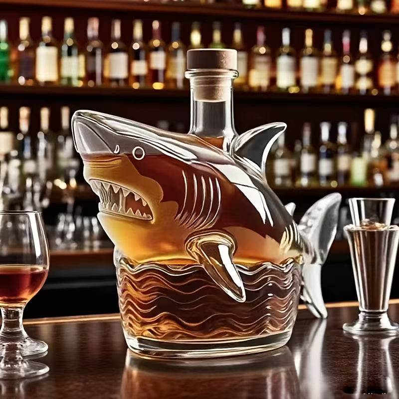 Shark Whisky Flaska