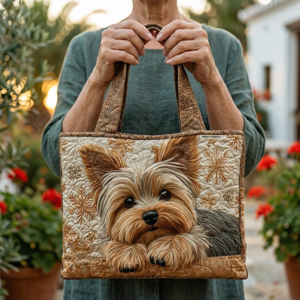 Exquisite Handgjord Yorkie Tote