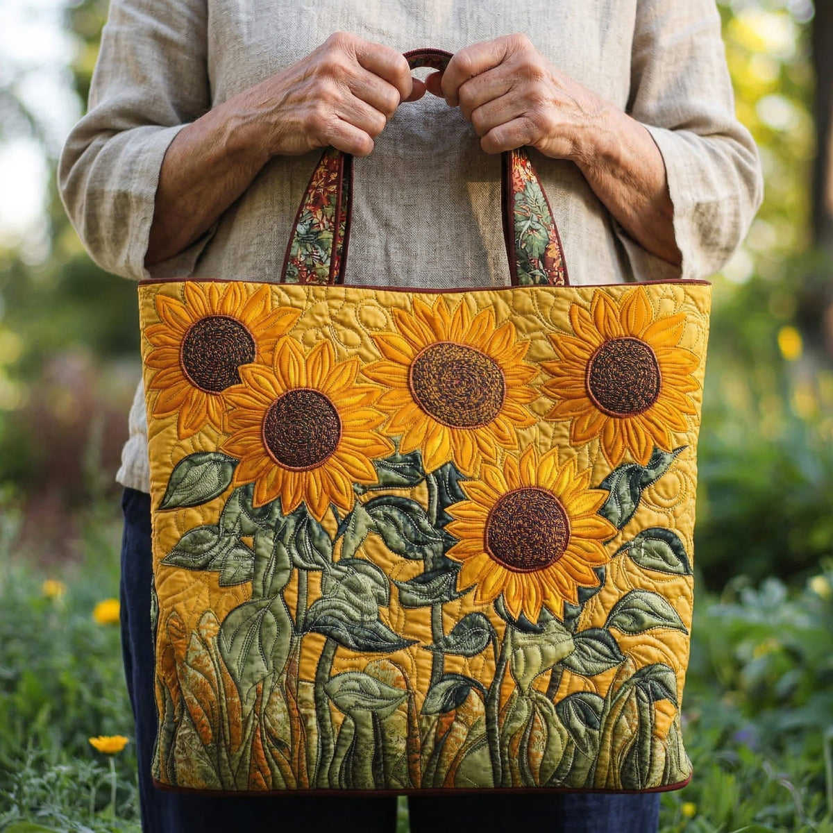 Timeless Solros Quilted Tote