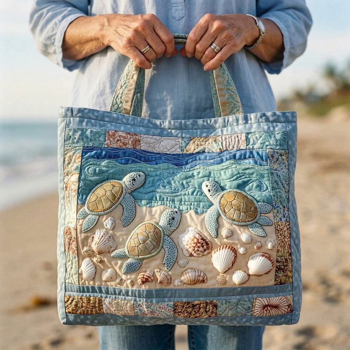Quilted Turtle Tygkasse