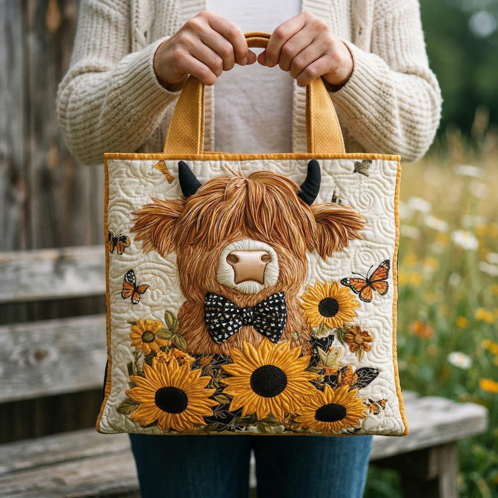 Quilted Fjäril & Bow Handbag