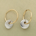 Handgjorda eleganta ringörhängen