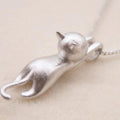 Lekfullt katthalsband i sterlingsilver